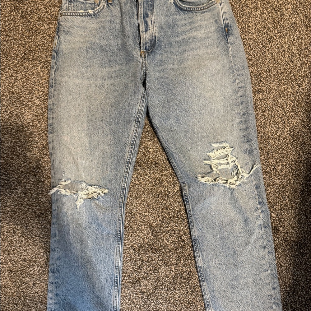 Agolde Jamie Light Blue Denim Jeans size 27 new smoke free